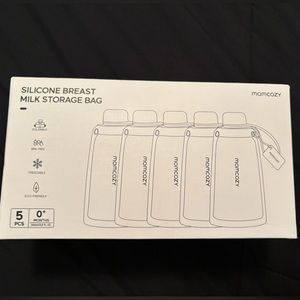 Silicone breast milk storage bags (5)